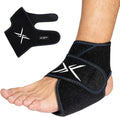 Ankle Hot/Cold Wrap - Gel Ice Pack for Pain Relief, Achilles Tendonitis, Top of Foot and Heel, Sprained Ankle