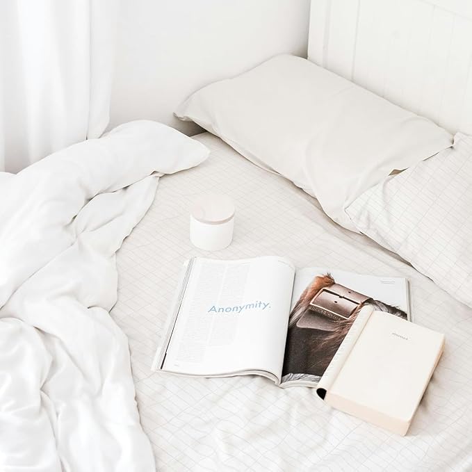 Grounding Sheets Crib Size for Better Sleep - Premium Cotton + Silver Fiber Earth Connect Grounding Flat Sheet for Bed, Stress Relief (White,Crib, 27x52in)