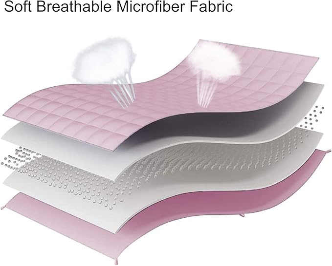 L'AGRATY Weighted Blanket - 60"x80" 22lbs Cooling Breathable Heavy Blanket Microfiber Material with Glass Beads for Adult All-Season Summer Fall Winter Soft Thick Comfort