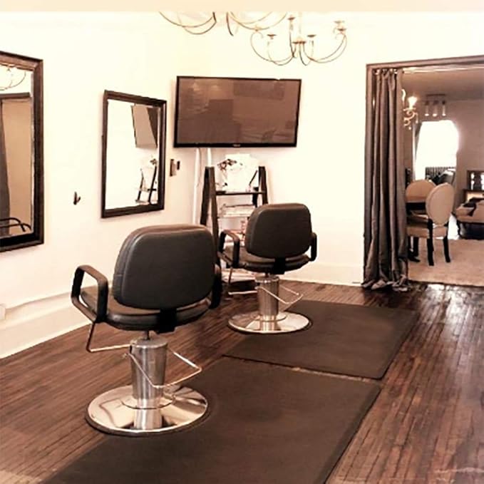 New BestSalon 5' x 3' 7/8" Thick Barber Salon Anti Fatigue Floor Mat