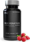 DRINK HRW Rejuvenation Molecular Hydrogen Water Tablets: 12 ppm H2, Patented, USA Made, IHSA-Certified Hydrogen & Magnesium Supplement. Supports Energy, Recovery, Cognitive Function (Raspberry, 60 Ct)