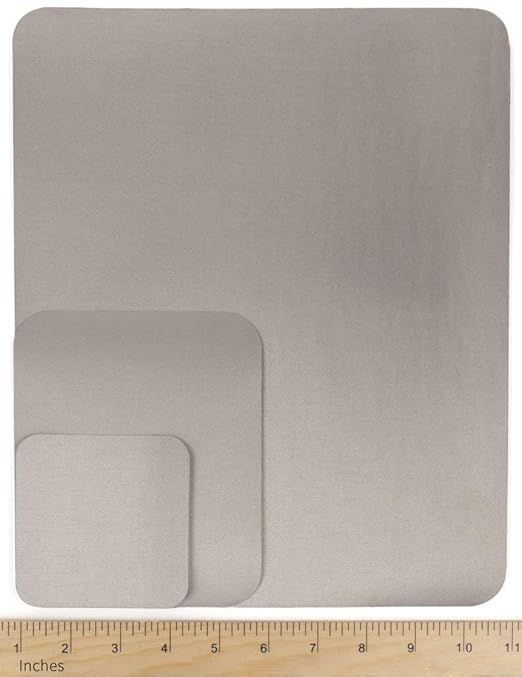 Mission Darkness TitanRF Faraday Patch - Size Medium, 2 Per Pack - 5in x 6in (12.7cm x 15.24cm) - RF/EMI/EMF Shielding Conductive Adhesive