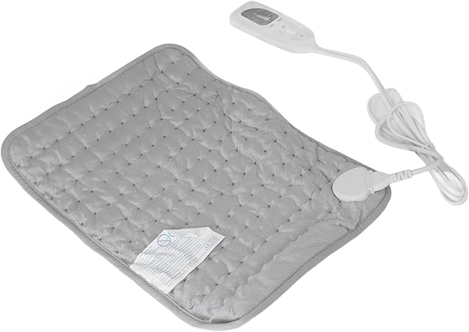 Electric Heating Pad, 6 Temperature Heat Pad, 15.7x11.8 Inch Back Heating Pad for Period Cramps, Back Pain Relief, Neck Shoulders