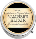 Vampire Elixir Vintage Design Medicine Pill Box