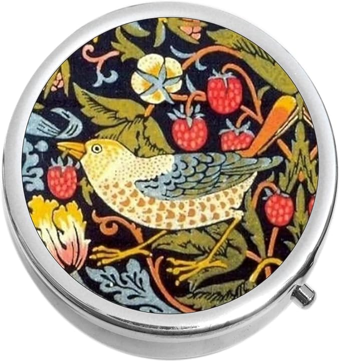 William Morris Strawberry Thief Medicine Pill Box