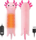 Axolotl Heating Pad for Period Cramps & Menstrual Pain Relief, Portable Electric Heat Pads USB Powered, Cute Stuff Stuffed Animals for Women Teen Girls, Funny Birthday Easter Christmas Axolotl Gifts