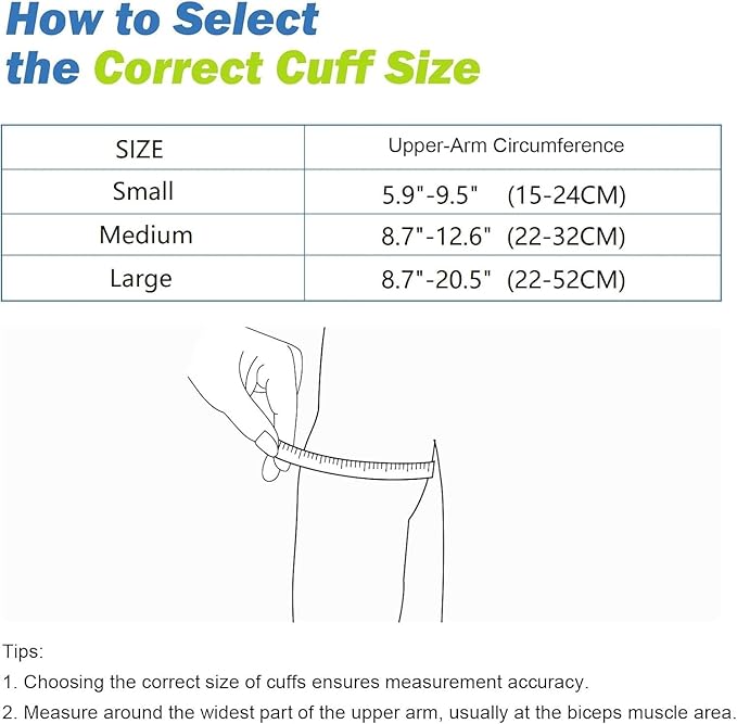 Extra Large Cuff Compatible with Most BP Monitors 9"-21" Inches (22-52CM) XL Blood Pressure Cuff Adult ARM BP Replacement Cuff for Big ARM (Large + 5 Connectors)