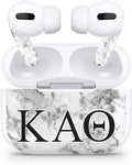 Apple AirPod Pro Skin 3M Custom Vinyl Wraps Decal Sticker Stylish Covers for Protection & Customization for 2019 Model A2190 - Kappa Alpha Theta