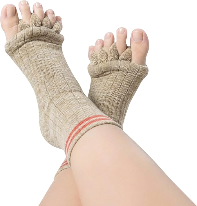 Toe Separator Socks,Foot Alignment Sock for Health Care, Pain Relief, Bunion Corrector, Breathable Toe Socks