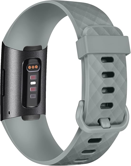 Vancle Bands for Fitbit Charge 4 Bands/Fitbit Charge 3 Bands Women Men[4 PACK], Classic Soft Replacement Sport Straps Wristbands for Fitbit Charge 4 / Charge 3 Fitness & Health Tracker