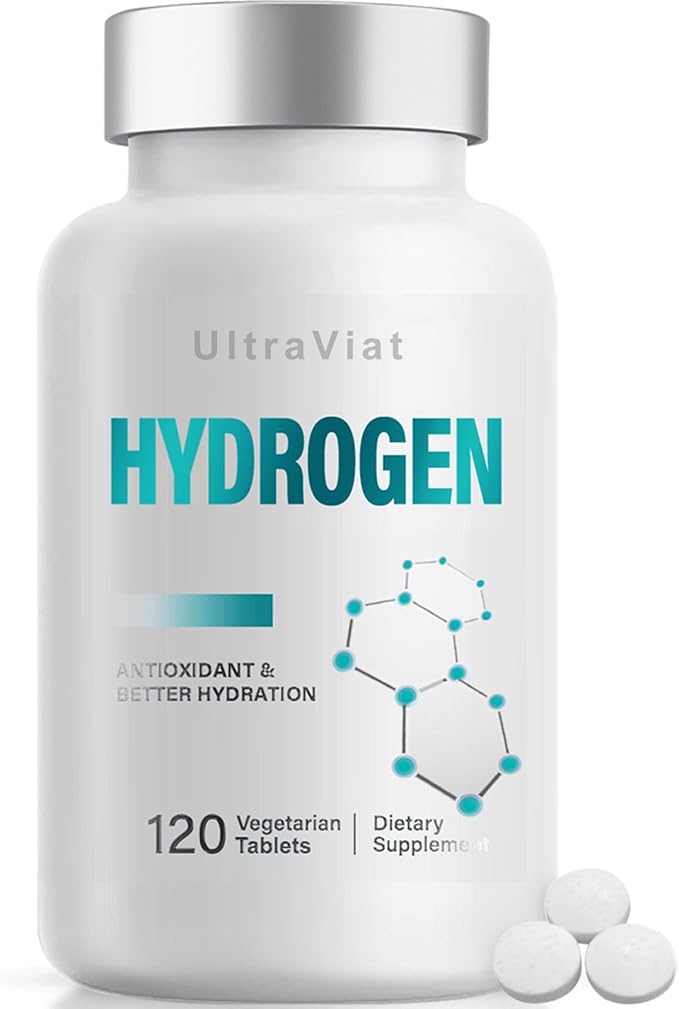 Hydrogen Water Tablets, 12 ppm H2 Molecular Hydrogen Supplement with Magnesium for Drinking Water, Energy & Cognitive Support