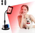 SJZX Red Light Therapy for Face Body, 360° Adjustable Infrared Light Therapy Lamp with 660nm 730nm 850nm LED Red Lights Panel Device, Home use with Goggles & Phone Stand, Ideal Gift for Women Mom Wife