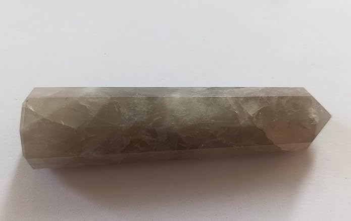 WholesaleGemShop 3 Inch Gemstones Obelisk Tower Jumbo Facet Aura Rock Crystal Natural Polished Earth Wand Spirit