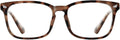 TIJN Blue Light Blocking Glasses for Women Men Clear Frame Square Nerd Eyeglasses Anti Blue Ray Computer Screen Glasses