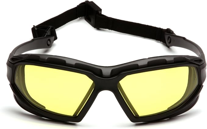 Pyramex Safety Highlander XP Eyewear, Frame/Indoor-Outdoor Mirror Anti-Fog Lens