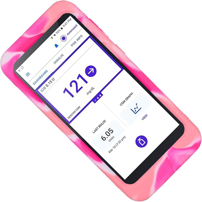 Mix Silicone Case for Omnipod 5 Receiver (Continuous Glucose Monitoring) (Mix-PKWH)