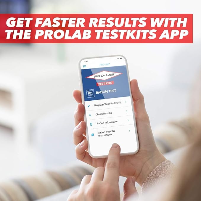 PRO-LAB Radon Gas Short-Term Test Kit – 2 Detectors for Real-Estate Transactions. EPA Approved. Lab Fees and Return Mailer Included