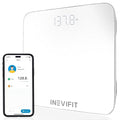 INEVIFIT Smart Bathroom Scale, Highly Accurate Bluetooth Digital Bathroom Body Weight Scale, Precisely Measures Weight & BMI for Unlimited Users