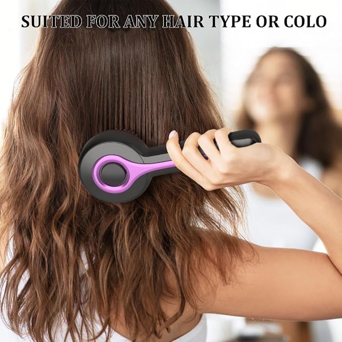 Electric Scalp Massager Comb, Multi-Function Massager Brush for Hairs Care, Scalp Brush with Hair Oil Applicator, IPX7 Waterproof, Heated Hair Massager for Home Relaxation and Travel Use