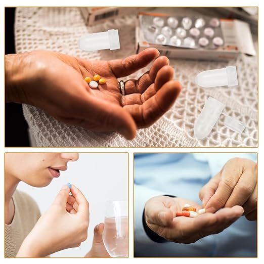 Mini Capsule Container Clear Single Capsule Shell Portable Pill Organizer Compact Medicine Holder for Travel Daily Use