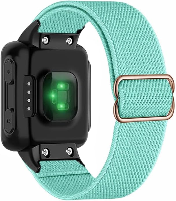 Compatible with Garmin Forerunner 35/30 Band, Nylon Elastic Solo Loop Women Men,Adjustable Replacement Watch Strap for Garmin Forerunner 35 Sport Watchband for SmartWatch
