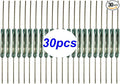 30pcs Reed Switch, Normally Open (N/O) Magnetic Induction Switch, Miniature Reed Contact (2mm x 14mm)