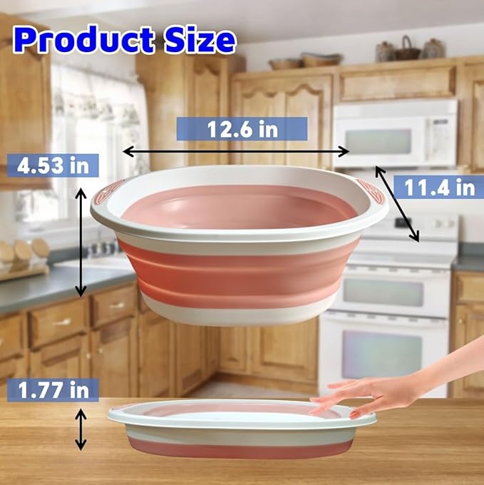 Face Bowl for Ice Bath, Cold Face Plunge Bowl Kit, Foldable Bowl for Face Ice Bath with Reusable Cubes, Portable Cold Plunge Face Bowl, Ice Bowl for Face Cold Plunge Chiller (Light Pink)