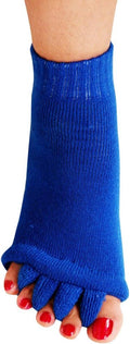 Yoga Sports GYM Five Toe Separator Socks Alignment Pain Health Massage Socks, Prevent Foot Cramps, One Pair