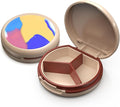 Serfeymi Small Pill Case for Purse, Unique Artistic Patterns Travel Pill Box with 3 Compartments, Portable Mini Pill Organizer for Pocket, Decorative Pill Container for Purse - White(Color)