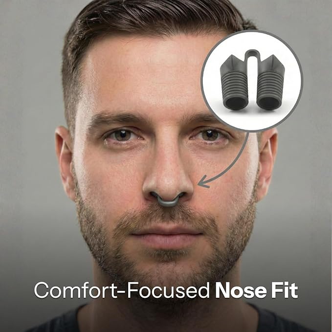 Nasal Dilator for Sleeping – Internal Nasal Vent to Support Airflow, Comfortable Nasal Breathing Aid, Reusable Silicone Nose Vents (Extra Large (8 Pieces))