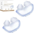 2 Packs Replacement Nasal Pillow Cushion for ResMed AirFit P10, Ultra-Soft Silicone, Better Sealing, Minimize Leakage, Reduce Pressure Points, CPAP Supplies Accessories, Size Large