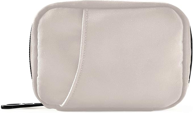 Naanle Pill Box 7 Day Pill Case Travel Pill Organizer Bag Zipper Portable Weekly Compact Size Vitamin Supplement Holder Solid Color Khaki Z - Khaki 4.6 x 3.14 x 1.88 Inch 1.0 Count 0.12 kilograms