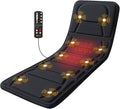 CooCoCo Massage Mat with Heat, Massage Pad with 10 Vibration Motors, Full Body Massager for Neck and Back, Bed Massager for Shoulders, Lumbar, Leg, Gifts for Mom Dad, Birthday Gifts for Men Women