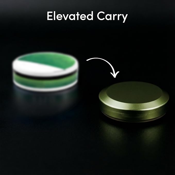 Aluminum Zyn Can – Slim Metal Zyn Container for Pouches & Snus | Core Series | Forest Green