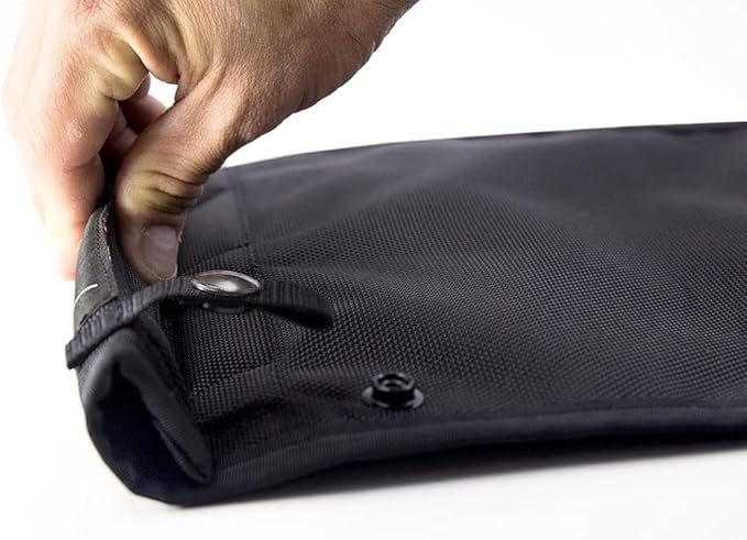 Mission Darkness NeoLok Non-Window Faraday Bag for Tablets (+ Secure Magnetic Closure) // Device Shielding for Law Enforcement & Military, Data Security, Anti-Hacking & Anti-Tracking Assurance