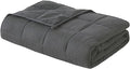 Weighted Blanket for Kids 40"x60" 5 lbs Cooling Blanket for Sleepers, Soft Material Blanket with Premium Glass Beads for All-Season, Grey