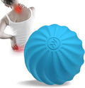 2.3" Mini Electric Vibrating Massage Ball, 10-Speed Vibrating Foam Roller for Relieving Muscle Tension & Soreness, and Promoting Blood Circulation Before & After Exercise (Blue)