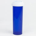 Five Star Supplies Plastic Pill Bottles - Reversible Cap Easy Open & Child Resistant - Pill Container Prescription Vial - Easy Open/Push N Turn (Blue, 60 DRAM 90 ct.)