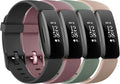 4 Pack Bands Compatible with Fitbit Inspire 2 Bands for Women Men, Adjustable Replacement Sport Wristbands Straps for Fitbit Inspire 2 / Ace 3