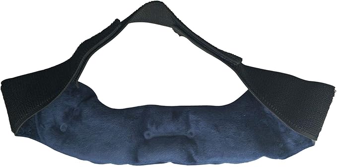 Dental Pain Relief Pack for Facial Pain and TMJ Relief | Includes 8 Inch Elastic Extender Strap for Extra Length Where Needed | Dual Use Ice Pack for Cold Therapy + Soft Plush Warm Compress for Heat
