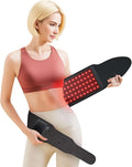 2025 Red Light Therapy Belt, 3 Wavelengths, 5 Levels of Power Adjustment, 3 Red Light Therapy Modes, New Upgraded Skin-Friendly TPU Material, 51.18"x7.08" for Pain Relief and Relaxation
