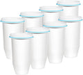 Upgraded 5-Stage Water Filter Replacement for Zero Pitcher & Dispenser, Reduces Lead, Chromium, PFOA & PFOS, Compatible with ZR-001, ZR-004, ZR-017, 8-Pack