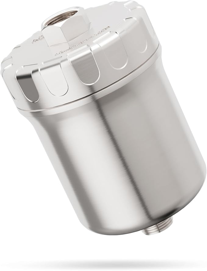 Aquasure 10,000 Gallons High Capacity Shower Filter For Healthier Hair, Skin & Nails | Improves Dry Itchy Skin, Reduce Dandruff, Eczema, Protect Colored Hair (Brushed Nickel)