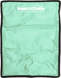 Ice Pack for Injuries Reusable, Soft Gel Flexible - (Large: 11"x14.5") for Hip, Shoulder, Knee, Back - Comfy Cold Pack Compress for Swelling, Bruises, Surgery (Mint-Green, 1 Pack)