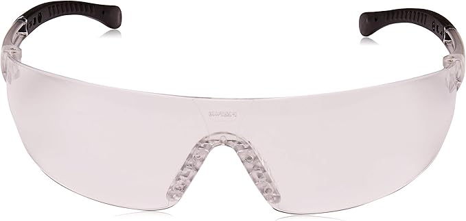 Pyramex Provoq Safety Eyewear Blue Mirror Lens Black Temples