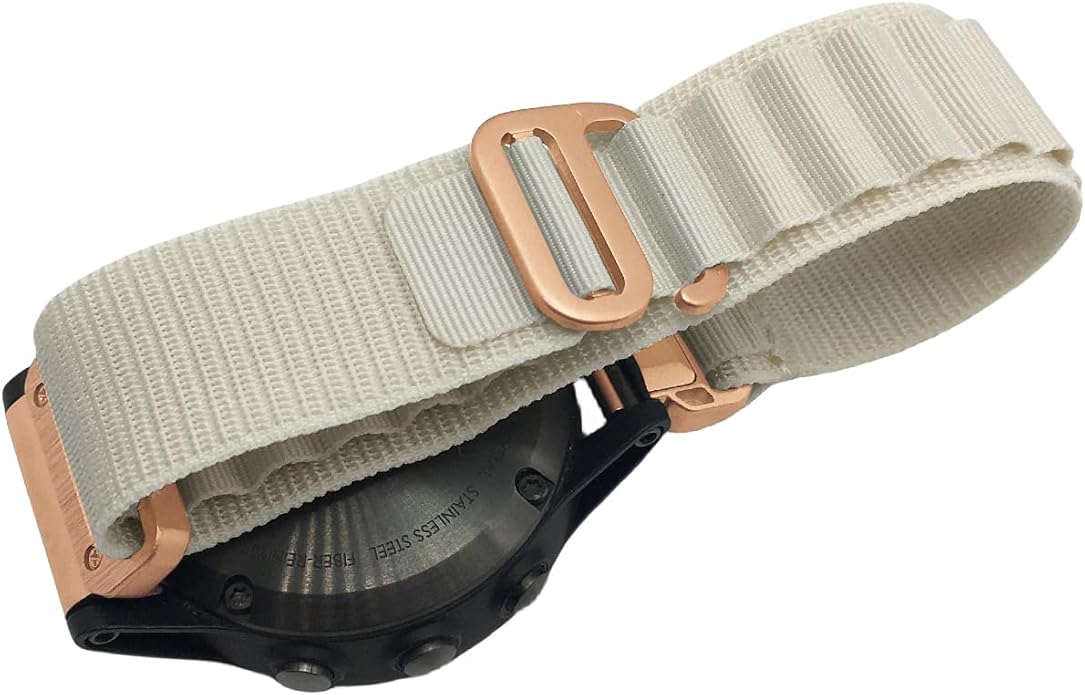 Custom Fit by Wrist Size, Small & Large Wrists, for Garmin Nylon Watch Band –– Compatible with QuickFit 20mm / 22mm / 26mm, Fenix 7, Instinct 2X, Forerunner, Epix, Tactix, MARQ, quatix, Approach