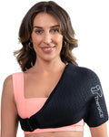 TheraICE Shoulder Ice Pack Wrap PRO Compression Sleeve for Rotator Cuff Relief & Frozen Injury Arm Pain Cold Therapy Recovery Brace After Surgery | FocusZone Technology Reusable Support | Men & Women