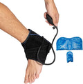 Compression Ankle Ice Pack - Ice Compression Ankle Wrap for Pain Relief | Soft Cold Brace for Recovering Injuries | Support for Swelling, Sprains, & Fractures | Reusable Gel, Fits Small & Large Feet