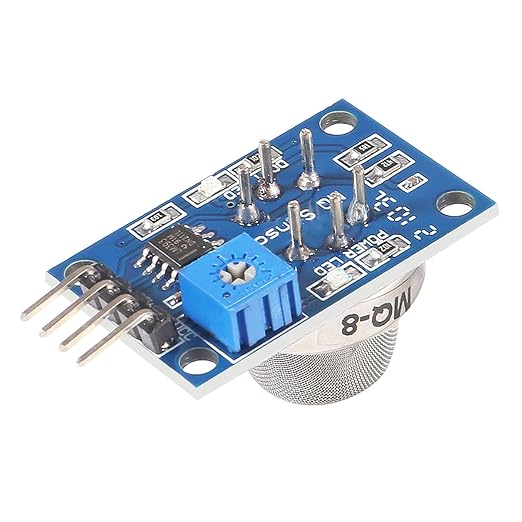 5pcs MQ-8 Hydrogen Gas Sensor Detection Sensor Module for Arduino Raspberry Pi ESP8266 MQ8 5V DC (MQ-8)
