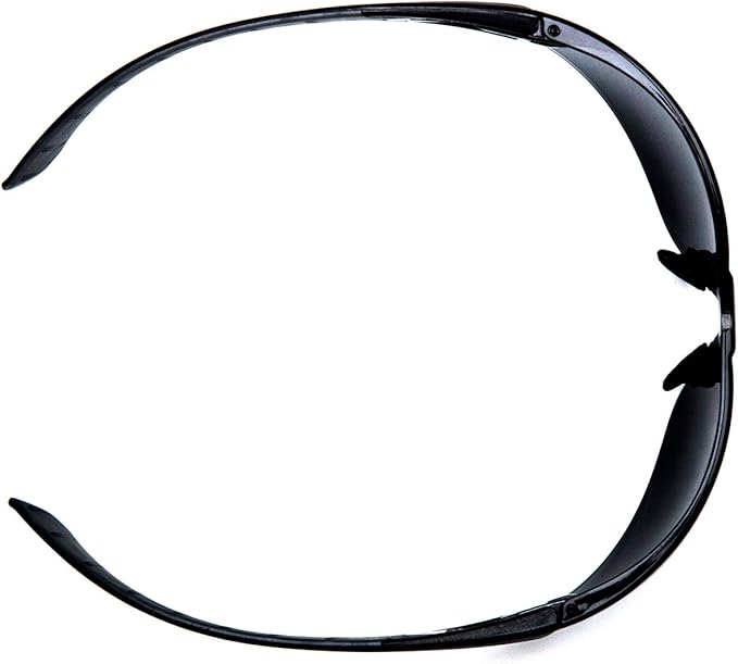 Pyramex Endeavor Plus Safety Glass Black/Gray Frame With Foam Padding Clear H2MAX Anti-fog Lens